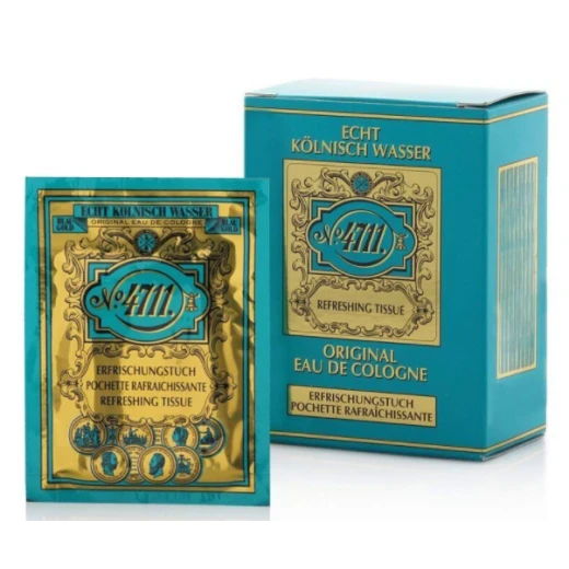 4711 Real Eau de Cologne Refreshing Tissues 10 Units Travel Size for Uplifting Fragrance 4711 Real Eau de Cologne Refreshing Tissues 10 Units Travel Size for Uplifting Fragrance