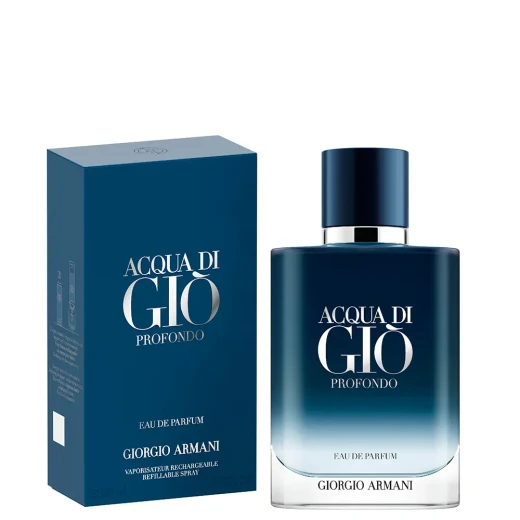 Giorgio Armani Acqua Di Gio Profondo Eau de Parfum for Men 100ml Marine Scent Fresh Fragrance Giorgio Armani Acqua Di Gio Profondo Eau de Parfum for Men 100ml Marine Scent Fresh Fragrance