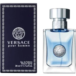 عطر فيرساتشي بور هوم أو دو تواليت للرجال 100 مل, رائحة خشبية منعشة مع الأرز والياسمين والمسك, كلاسيكي وأنيق ورجولي