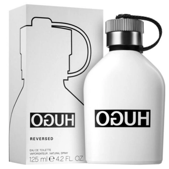 Hugo Reversed Eau de Parfum 125ml for Men Citrus Aromatic Fragrance Long Lasting Perfume - Hugo