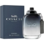 Coach for Men Eau de Toilette 100ml Spray Fresh Woody Fragrance with Pear Cardamom and Vetiver - Coach