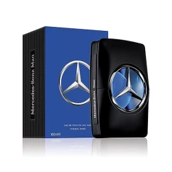 Mercedes Benz Man Eau de Toilette 100ml for Men: Captivating Woody Floral Fragrance with Pear Oakmoss Cedarwood