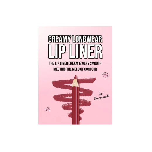 Misslyn Matte Lip Liner Pencil Waterproof Long Lasting Lip Makeup for Precise Definition and Full Lips - Misslyn - Image 2