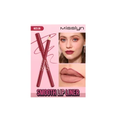 Misslyn Matte Lip Liner Pencil Waterproof Long Lasting Lip Makeup for Precise Definition and Full Lips