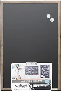 Bazic 20" X 30" Rustique Wood Frame Magn Bazic 20" X 30" Rustique Wood Frame Magn