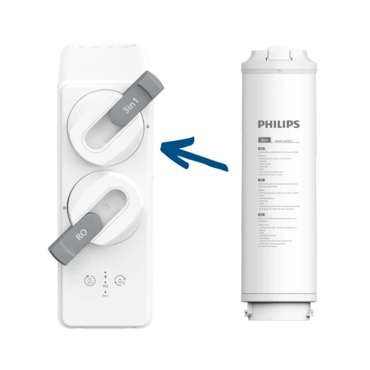 فلتر أكوا شيلد AUT812 3 في 1 لنظام التناضح العكسي PHILIPS AUT4030R400 من فيليبس - فيليبس - Image 3