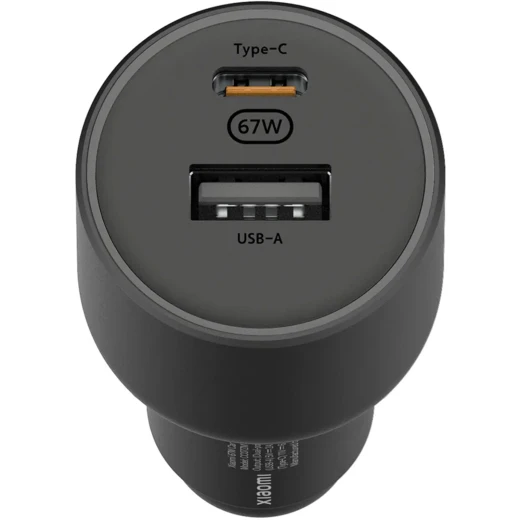 Xiaomi Mi 67W Dual-Port Fast Charging Car Charger - Dual Port Max 67W output, USB-C & USB-A Ports, Multiple protections, Streamlined Black Matte Finished, LED Indicator, Xiaomi Mi 67W Dual-Port Fast Charging Car Charger - Dual Port Max 67W output, USB-C & USB-A Ports, Multiple protections, Streamlined Black Matte Finished, LED Indicator,