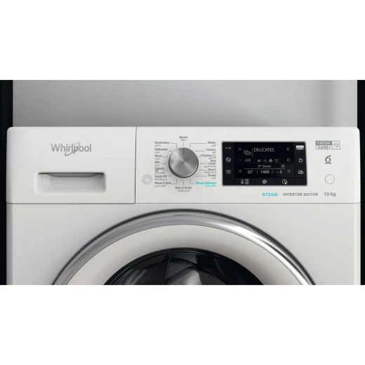 ‎Whirlpool Washer 10kg 1400rpm 6 Sense FreshCare+ A+++ White - ‎Whirlpool - Image 6