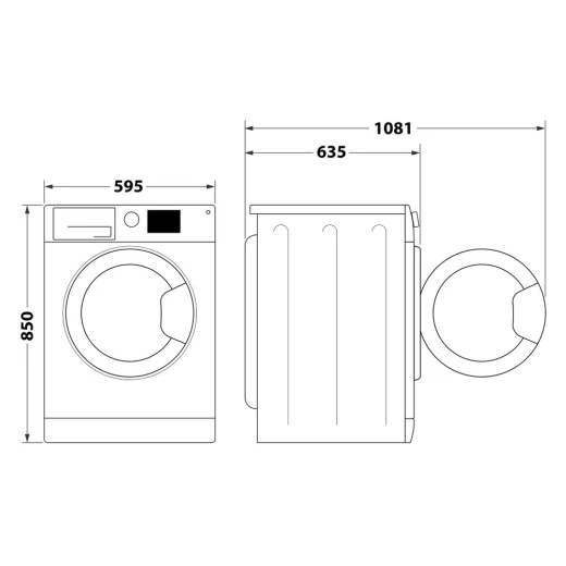 ‎Whirlpool Washer 10kg 1400rpm 6 Sense FreshCare+ A+++ White - ‎Whirlpool - Image 8