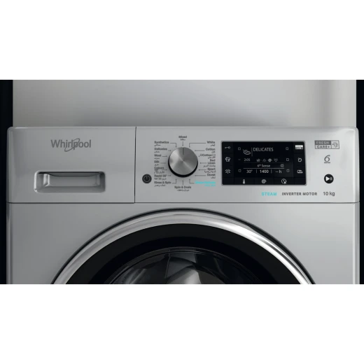 غسالة 10 كجم 1400 دورة في الدقيقة 6 Sense FreshCare+ A+++ فضية من ‎ويرلبول - ‎ويرلبول - Image 8