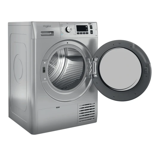 Whirlpool Condenser Dryer Heat Pump 8kg A+ Fresh Care Silver-FFT M11 8X1SBS GCC - ‎Whirlpool - Image 9