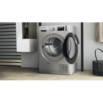 Whirlpool Condenser Dryer With Heat Pump 9kg A+++ Silver FreshCare-FFT D 9X 3SK GCC - ‎Whirlpool - Image 5