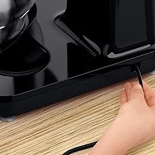 "معالج الطعام المنزلي بوش MUMS2EB01 من سلسلة MUM 2، وعاء من الفولاذ المقاوم للصدأ بسعة 3.8 لتر، خلاط كوكبي، خطاف عجين، مضرب، خلاط، مصفاة فولاذية، مقطع مستمر، 3 أقراص، بقدرة 700 واط، باللون الأسود" - بوش - Image 5