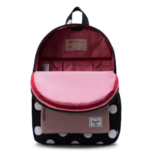 Herschel Heritage Youth Backpack - Polka Dot Black and White/Ash Rose - Herschel - Image 4