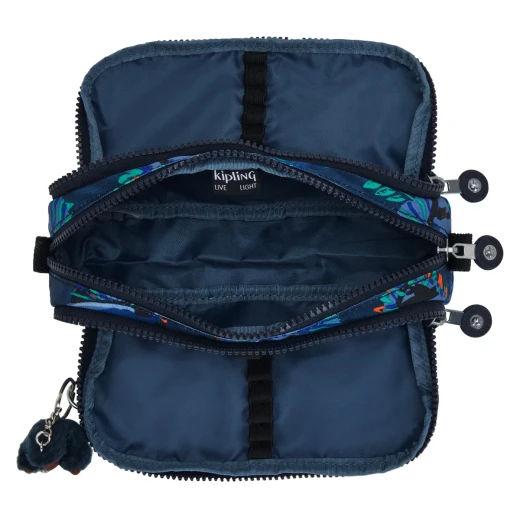 Kipling Gitroy Blue Monkey Fun Large Pencase - Kipling - Image 3