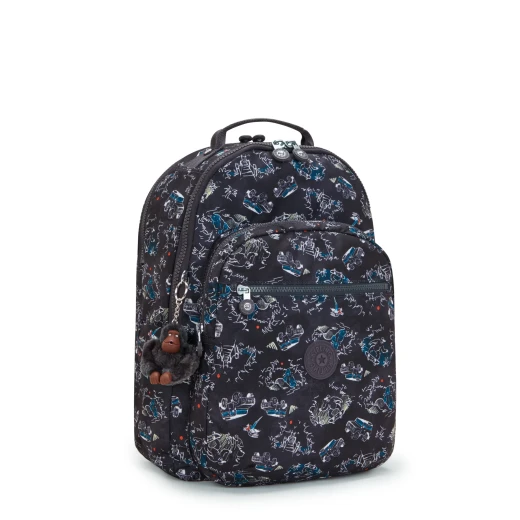 Kipling  Large backpack (with laptop compartment) Unisex Jungle Fun Race Seoul Lap - Kipling - Image 3