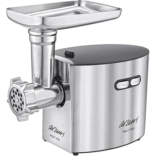 Arzum Meat Mix Meat Grinder 1500 Watts 3 Functions Stainless Steel 3 Discs Silver Color - Arzum - Image 8