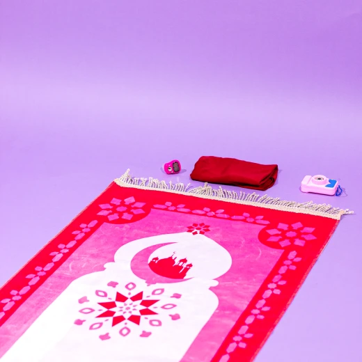 My Life Prayer Rug with Hijab for Girls - Image 3