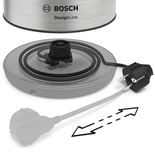 Bosch Electric Kettle with a Power of 2400 W and a Capacity of 1.7 liters Stainless Steel - BOSCH - Image 9