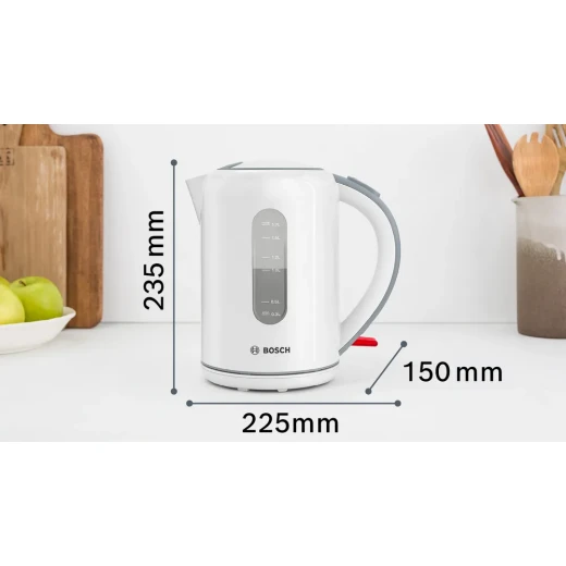 Bosch Plastic Electric Kettle, 1.7 L, 2200 W - BOSCH - Image 3