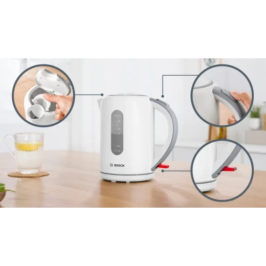 Bosch Plastic Electric Kettle, 1.7 L, 2200 W - BOSCH - Image 5