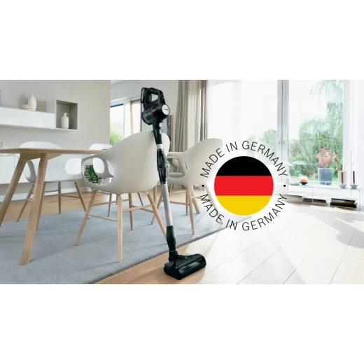 Bosch Unlimited 7 Rechargeable Vacuum Cleaner – Black, TurboSpin Motor, LED Brush, 2 Removable Batteries, 18V Power for ALL System, 10-Year Warranty - BOSCH - Image 14