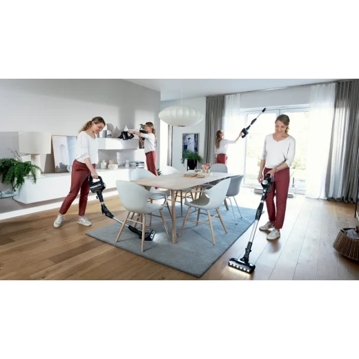 Bosch Unlimited 7 Rechargeable Vacuum Cleaner – Black, TurboSpin Motor, LED Brush, 2 Removable Batteries, 18V Power for ALL System, 10-Year Warranty - BOSCH - Image 15