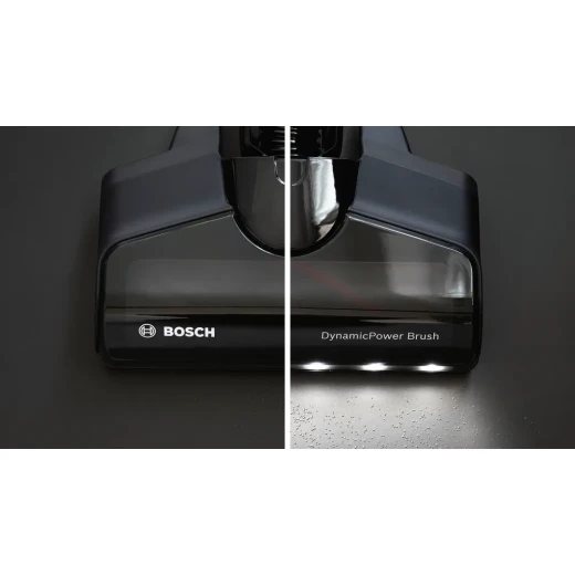 Bosch Unlimited 7 Rechargeable Vacuum Cleaner – Black, TurboSpin Motor, LED Brush, 2 Removable Batteries, 18V Power for ALL System, 10-Year Warranty - BOSCH - Image 7