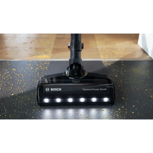 Bosch Unlimited 7 Rechargeable Vacuum Cleaner – Black, TurboSpin Motor, LED Brush, 2 Removable Batteries, 18V Power for ALL System, 10-Year Warranty - BOSCH - Image 16