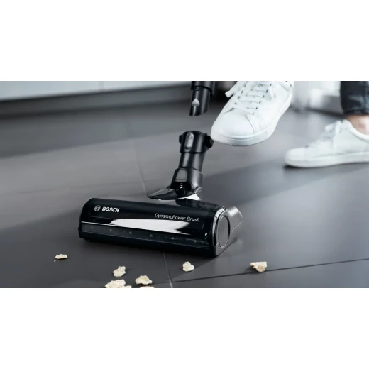 Bosch Unlimited 7 Rechargeable Vacuum Cleaner – Black, TurboSpin Motor, LED Brush, 2 Removable Batteries, 18V Power for ALL System, 10-Year Warranty - BOSCH - Image 19
