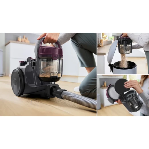 Bosch Bagless Vacuum Cleaner 700W - Purple - BOSCH - Image 8