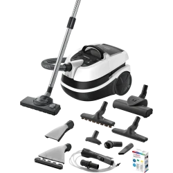 Bosch Wet & Dry Vacuum Cleaner – 2100W, 5L Tank, HEPA Filter, 12m Range, Multi-Function Cleaning, Made in Poland, Full Accessory Kit, 220V