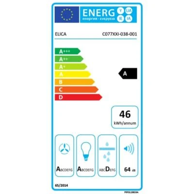 Elica Shire Bl/a/90 Wall Hood Cm. 90 - Black Glass - Elica - Image 3