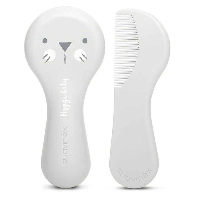 Suavinex Brush-comb Set - ابيض - سوافينكس