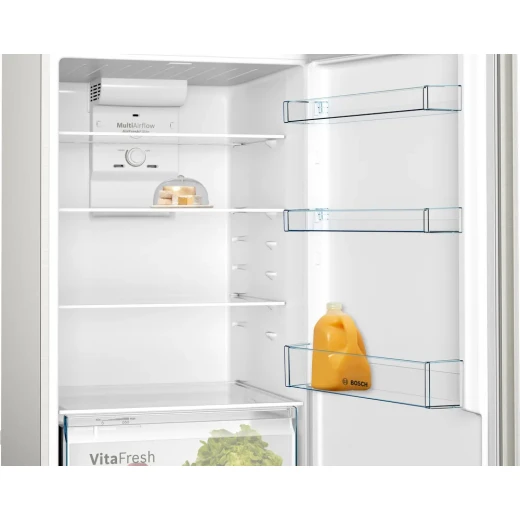 Bosch Top Mount Freezer-Fridge 70cm Serie 4 453Lit Inox - BOSCH - Image 2