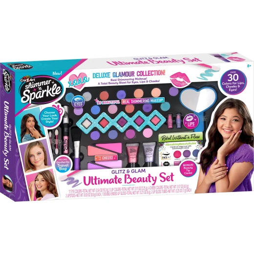 Car-Z-Art Shimmer N Sparkle Glitz & Glam Ultimate Beauty Set SNS Car-Z-Art Shimmer N Sparkle Glitz & Glam Ultimate Beauty Set SNS
