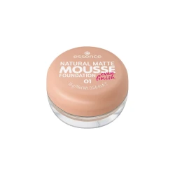 Essence Natural Matte Mousse Foundation 04 Nude Long Lasting Makeup for Oily Skin Flawless Coverage