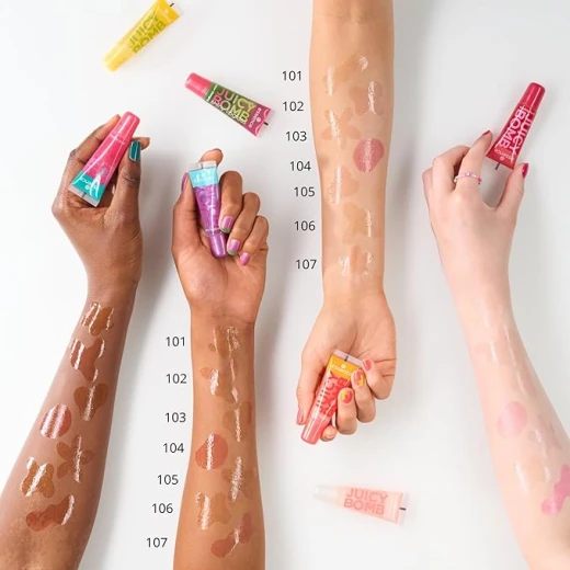 essence Juicy Bomb Shiny Lip Gloss No. 102, Pink, Shiny, Radiant Fresh, Shimmering, Vegan, Alcohol-Free, Paraben-Free, No Microplastic Particles, Pack of 10 ml - Essence - Image 2