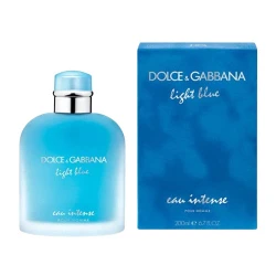Dolce & Gabbana Light Blue Intense Eau de Parfum for Men 200ml Refreshing Zest Fragrance