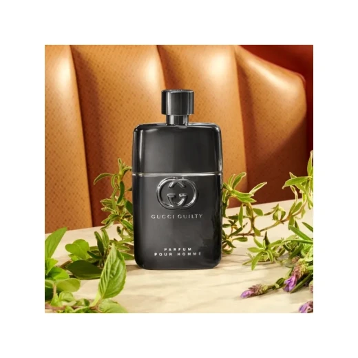 Gucci Guilty Pour Homme Parfum 90ml Cologne for Men Earthy Scent Luxury Fragrance - Gucci - Image 3