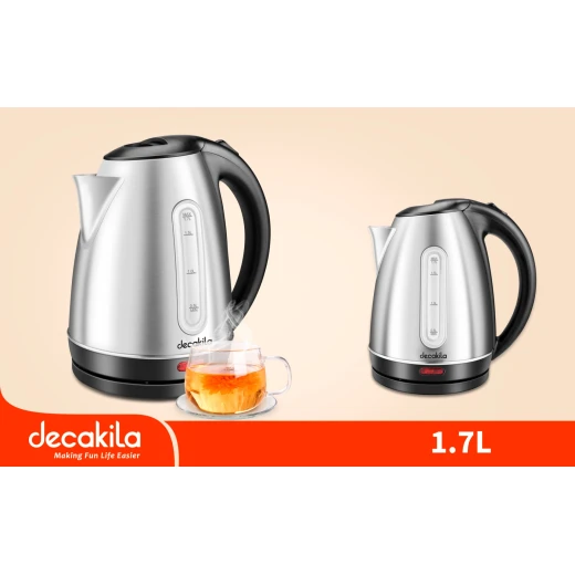 Decakila Electric kettle-stainless steel 1.7L (KEKT004W) - Decakila - Image 2