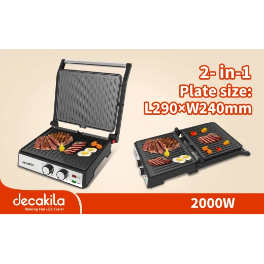 Decakila Contact grill 2000W (KEEC079M) - Decakila - Image 2