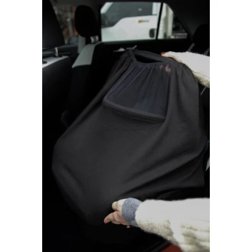 Babyjem Breast Feeding Tulle Cover Black - BabyJem - Image 3