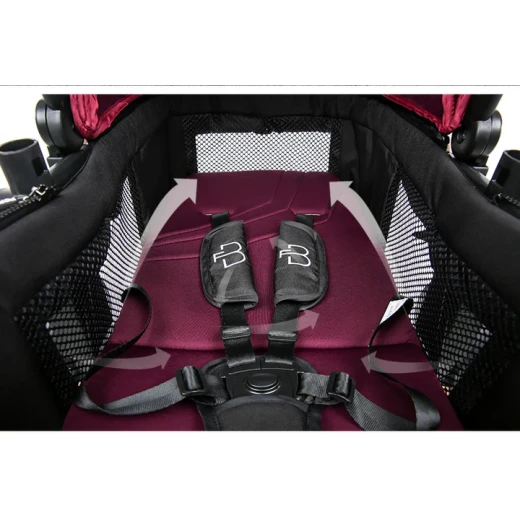 for baby Luxury 3 in 1 High Arm Stroller - Image 6