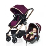 for baby Luxury 3 in 1 High Arm Stroller