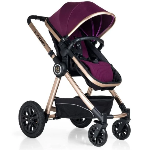 for baby Luxury 3 in 1 High Arm Stroller - Image 9