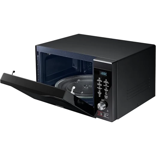 Samsung MC32K7055CK Hotblast Microwave Oven - 32L, Black. Family-Sized Combination Cooking with Rapid Defrost & Versatile Modes for Efficient Meal Prep - Samsung - Image 4