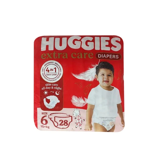 Huggies Extra Care Diapers Size 6 (15+KG) *28 Diapers Huggies Extra Care Diapers Size 6 (15+KG) *28 Diapers