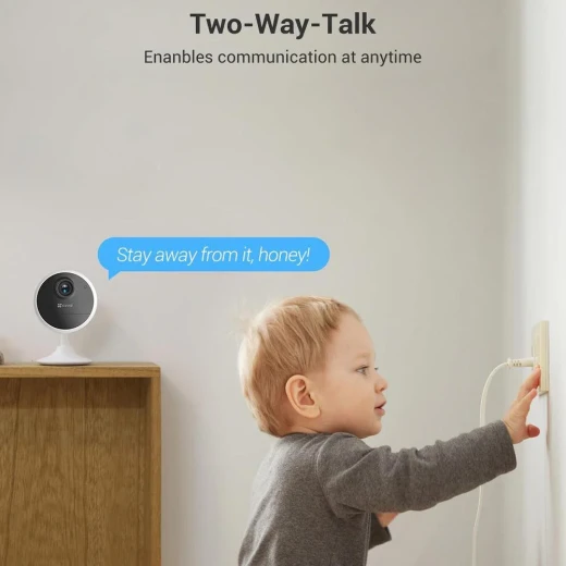 Ezviz CS-CB1-R100-1K2WF Battery-Powered Wi-Fi Indoor Security Camera 2MP 2.8mm (Mic) - Ezviz - Image 4
