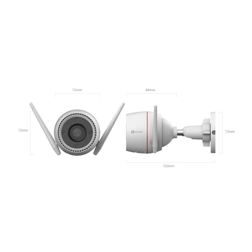 من إزفيز كاميرا خارجية CS-H3c-R100-1K3WKFL(2.8mm) - إزفيز - Image 2